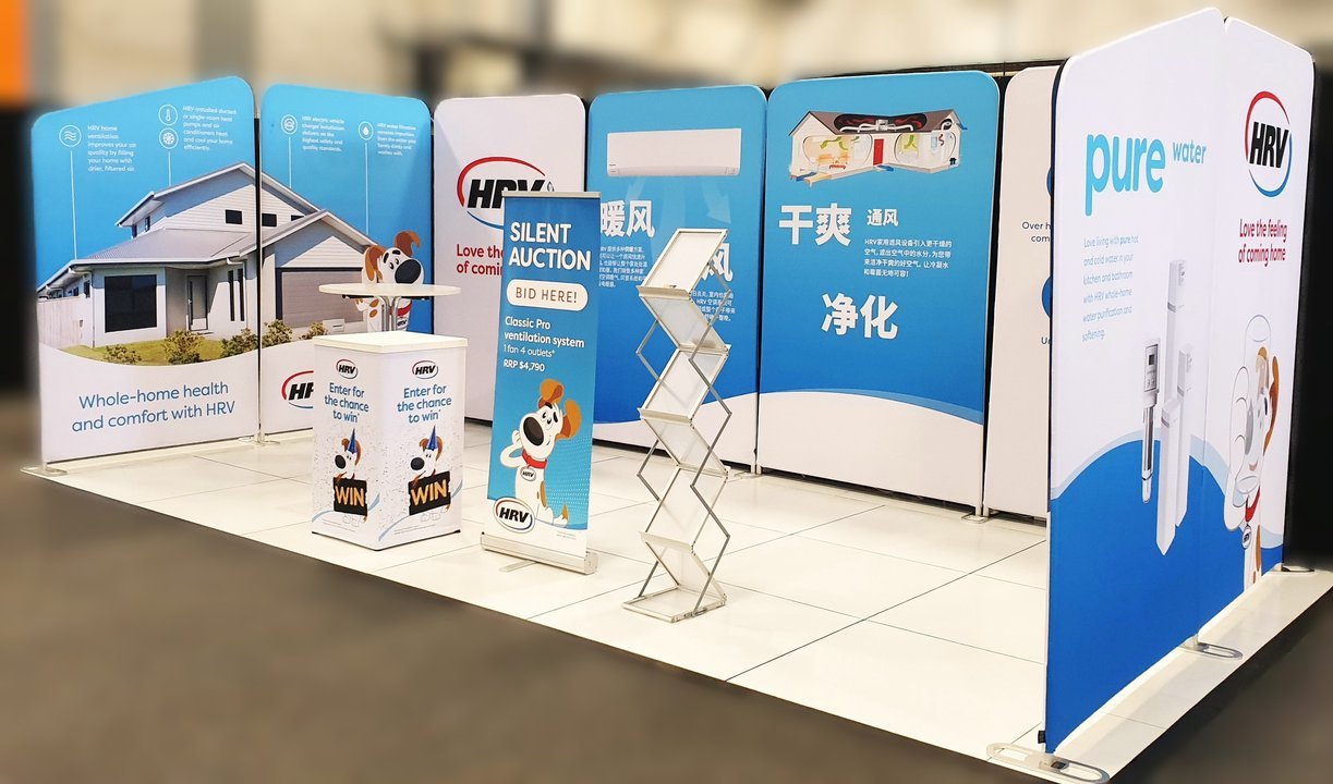 Fabric Displays - HRV AT CHINA PRODUCTS EXPO